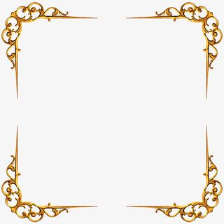 创意金属科技边框免抠