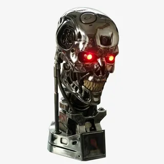 实物终结者头骨模型免抠