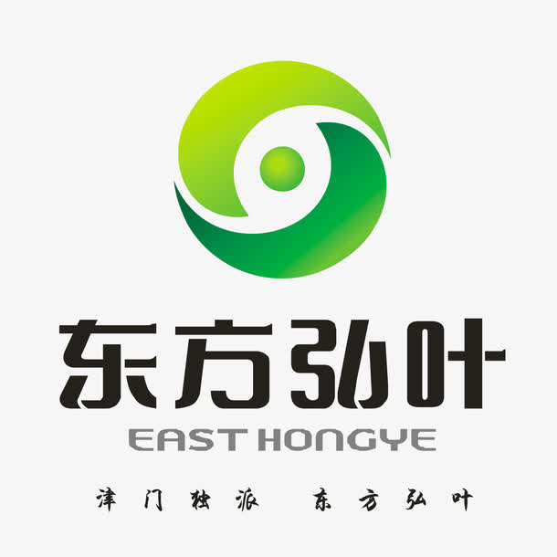 东方弘叶标签免抠