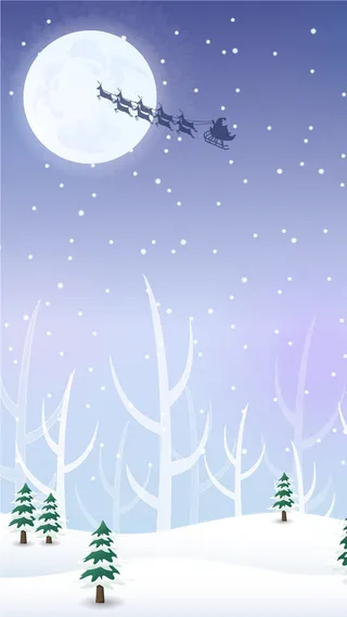 圣诞节日H5背景高清