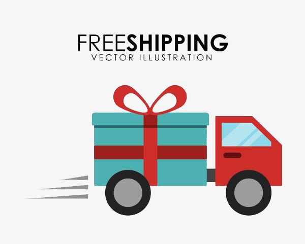 行驶的货车免抠