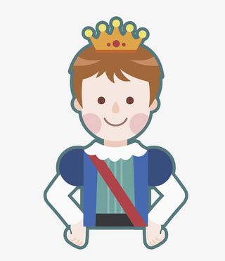 戴着皇冠的男人免抠图免抠