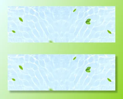 夏日美妆小清新水波纹蓝色背景高清文艺清新背景