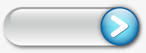 手绘灰色按键按钮免抠