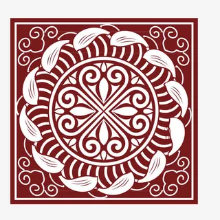 古典中式花纹花边免抠