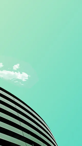 蓝色建筑极简H5背景高清