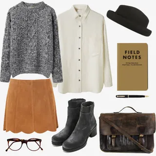 森系毛衣搭配免抠