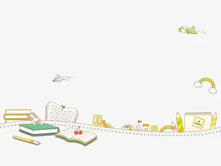 手绘学习书本免抠