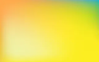 黄色渐变梦幻壁纸免抠