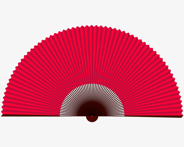中国风装饰扇免抠