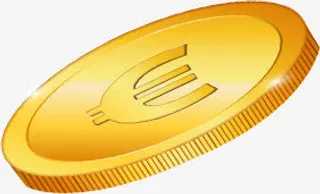 金币效果质感黄色效果免抠