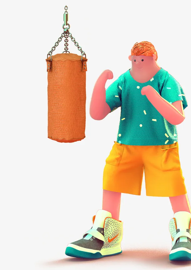 C4D 人物免抠