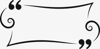 黑色线条框架免抠