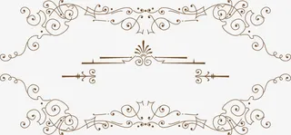 花纹装饰边框免抠