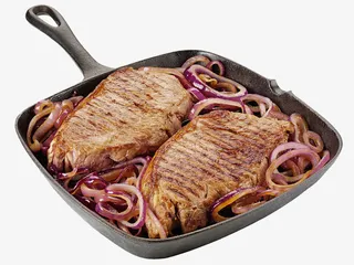 牛排洋葱一锅免抠