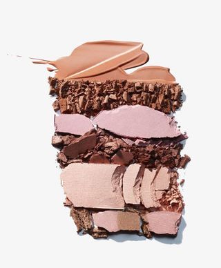 粉饼打碎组合过渡色免抠