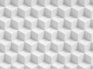 白色立方体简约背景高清