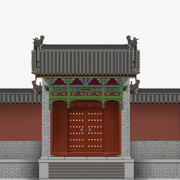 一扇大门免抠