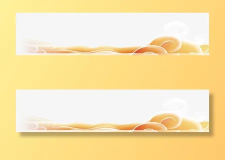 中国风祥云底纹免抠