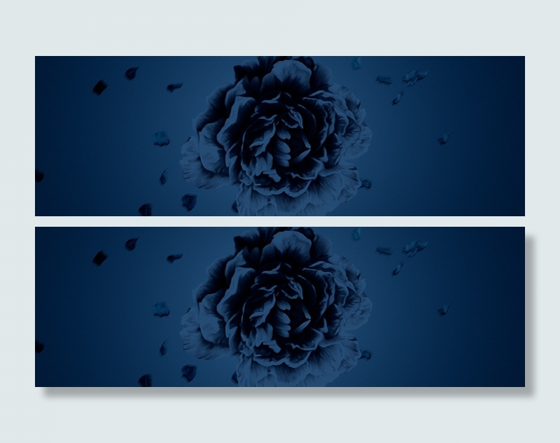 暗黑花卉背景高清