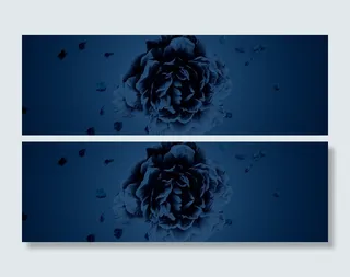 暗黑花卉背景高清