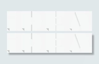 白色纸片IDEA艺术字免抠