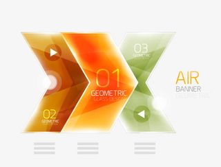 创意彩色箭头设计矢量素材免抠