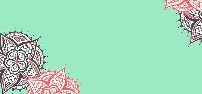 经典花纹清新背景高清