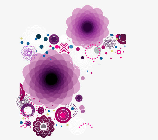 淡紫色抽象花纹图案背景矢量素材