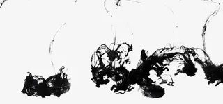 黑色水墨风免抠