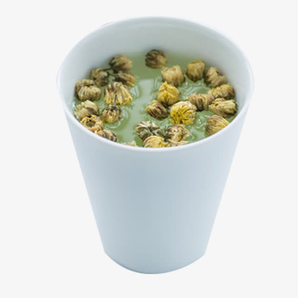产品实物胎菊茶茶饮免抠