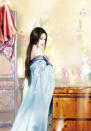 古风甜美美女手绘免抠