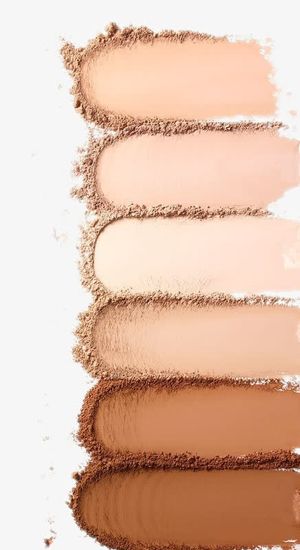 多色粉底粉末免抠