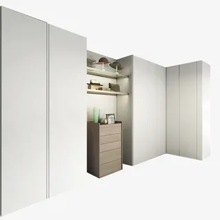 泛悦整体移门衣柜免抠