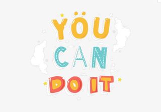 YOU CAN DO IT`免抠
