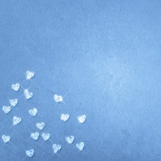 蓝色的漂亮心形装饰背景素材高清