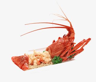 龙虾拼盘素材免抠