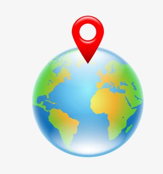 蓝色地球地位系统免抠