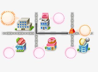 矢量五种建筑d免抠