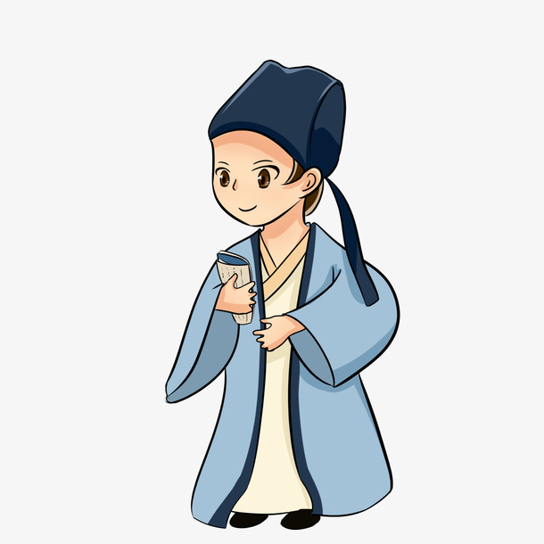 中国风汉服男孩免抠