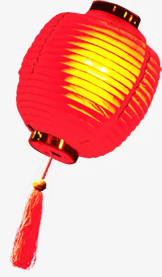 鸡年挂红灯笼免抠