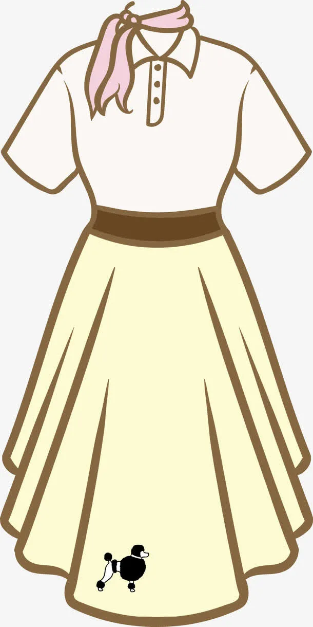 漂亮的衣服套装素材图免抠