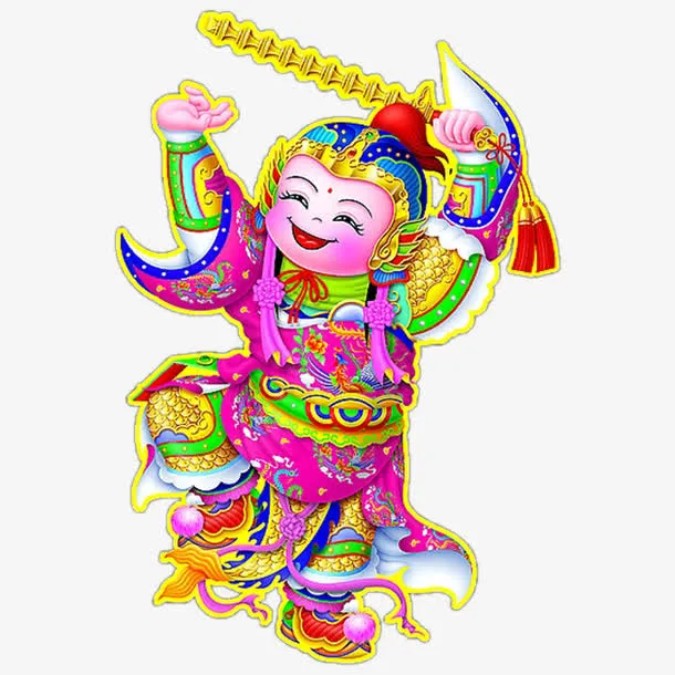 小门神金童玉女免抠