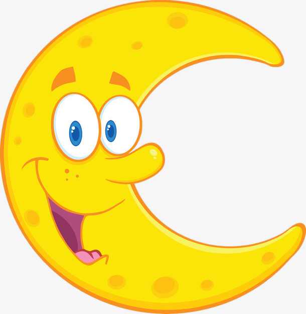 笑脸月亮哈哈笑免抠