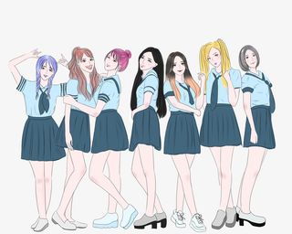 拍毕业照的女孩PNG免抠