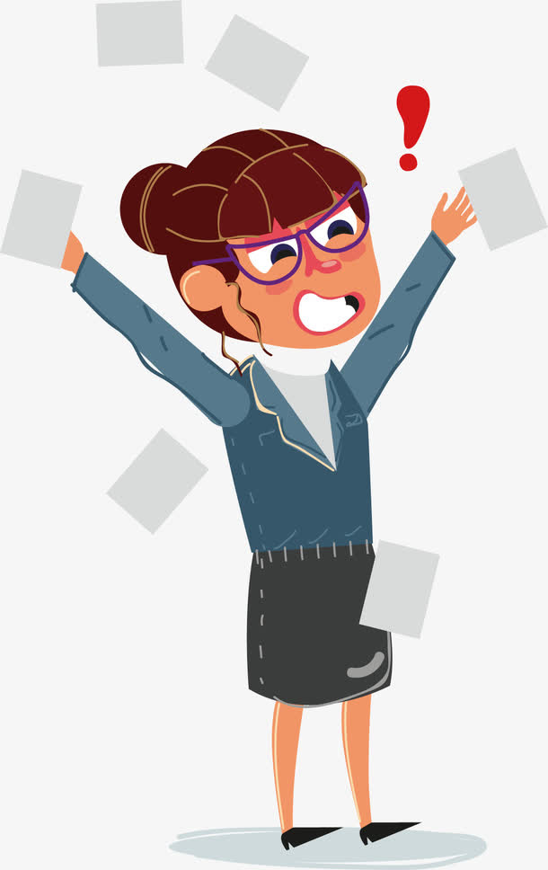 抓狂的女人免抠