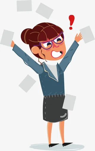 抓狂的女人免抠