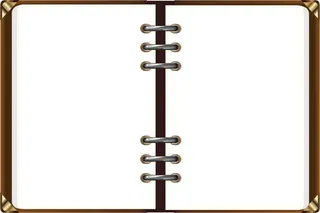 矢量书本边框免抠