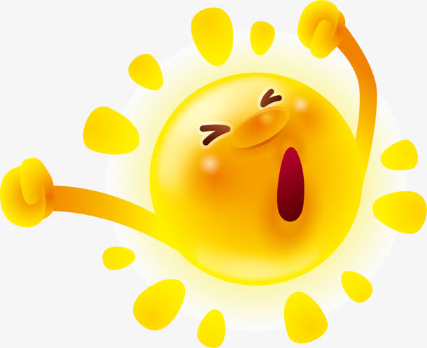 可爱的卡通太阳设计矢量素材免抠