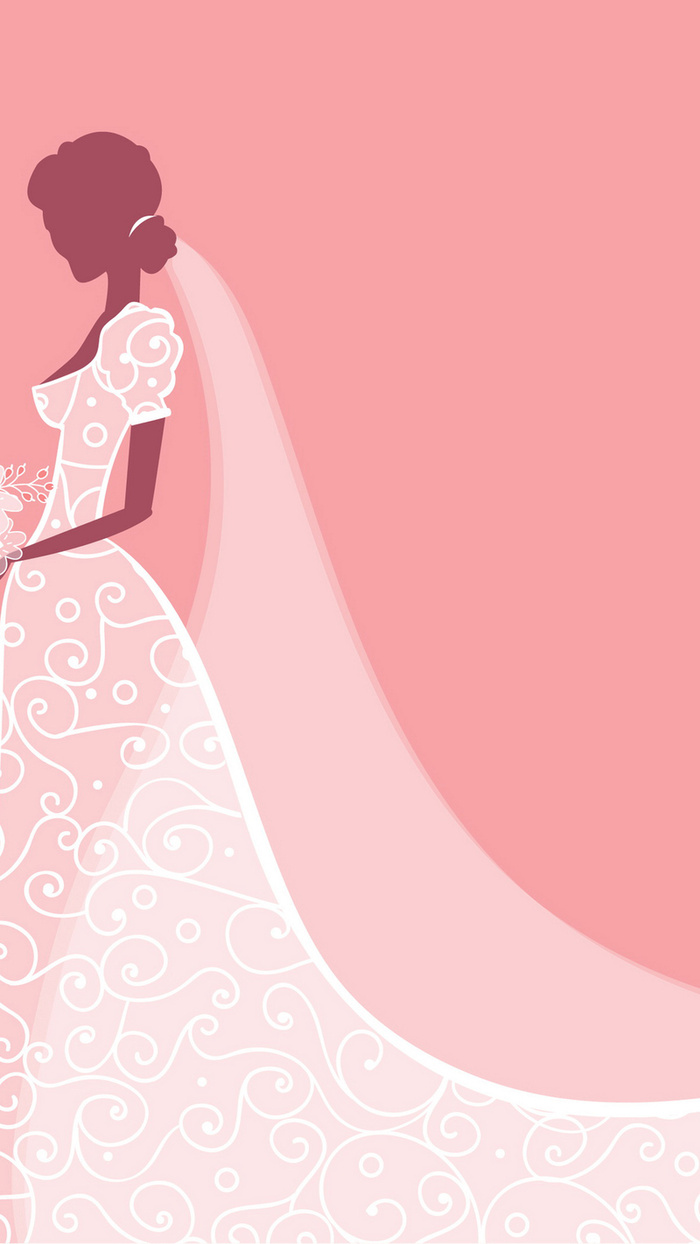 结婚粉红浪漫背景高清